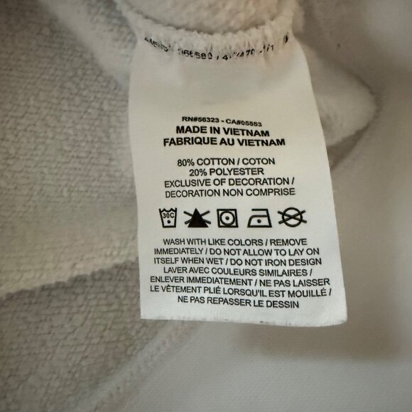 Nike Crew Golf Embroidered Logo White Crew-neck Sweatshirt Sz XL - Picture 4 of 5